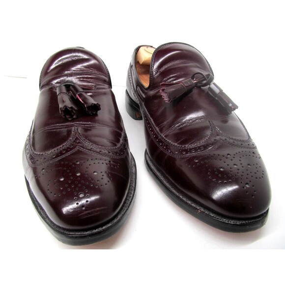 Allen Edmonds Berwick Tasseled Wingtip Loafers Size US 10 D + shoe trees - Picture 2 of 16